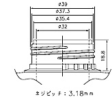 ボトル口部