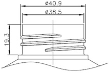 Recommended bottle mouth size