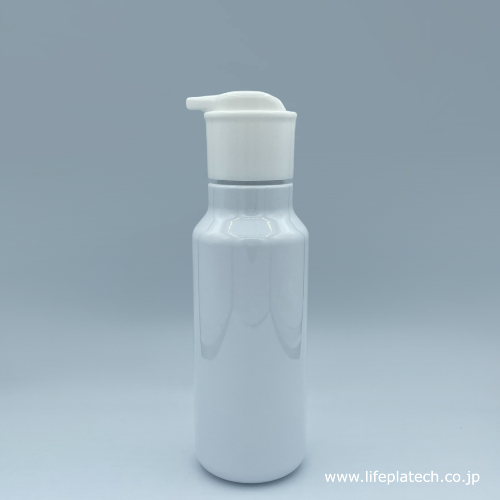 ワンプッシュポンプヘッドK504 専用ボトル400mL 装着イメージ